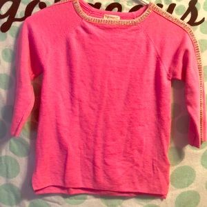Pink sweater from J. crew